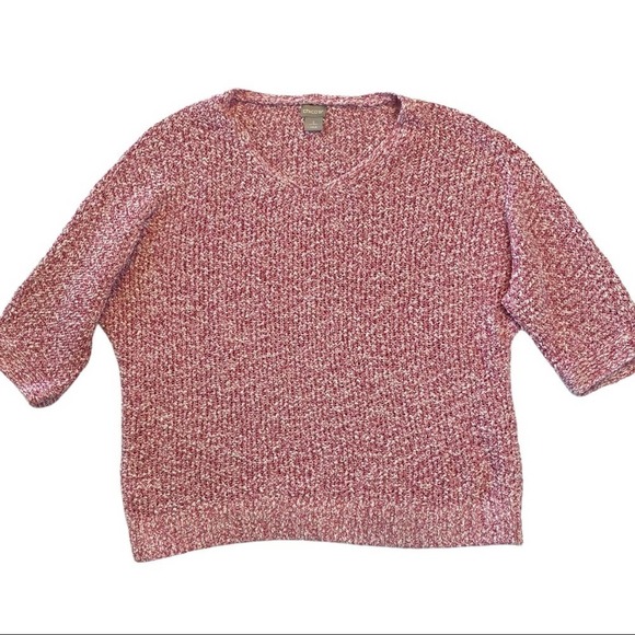 Chico’s Pullover V neck Sweater Size Large - Picture 4 of 6